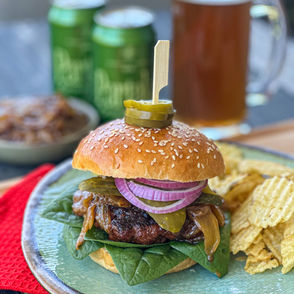 IPA Beer Bath Burgers