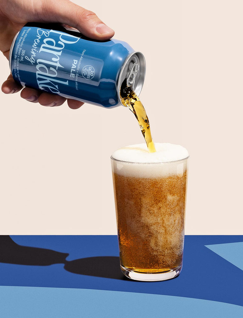Pale · Craft NonAlcoholic Beer · Brewed in Canada Partake Brewing