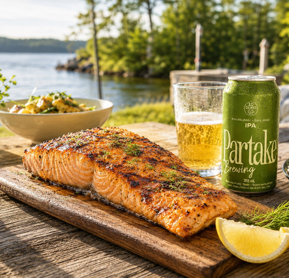 IPA Maple Glazed Salmon