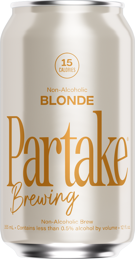 Partake Blonde · Craft Non-Alcoholic Beer · Free Shipping – Partake Brewing